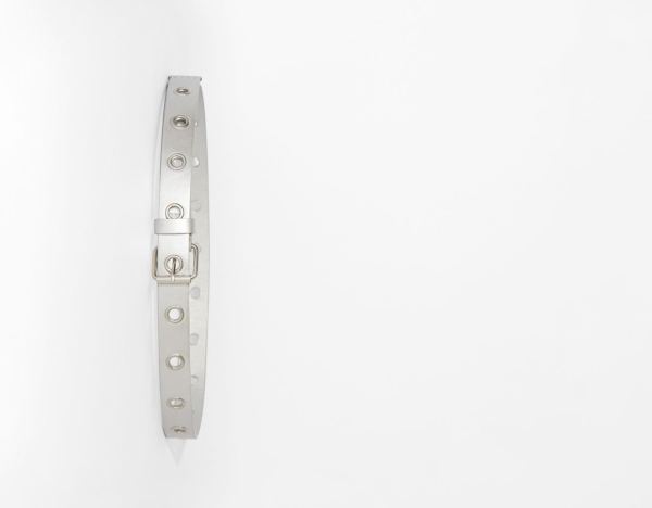 Silver Women's Bershka With Eyelets Belts | ZtLfgbA4Ytz