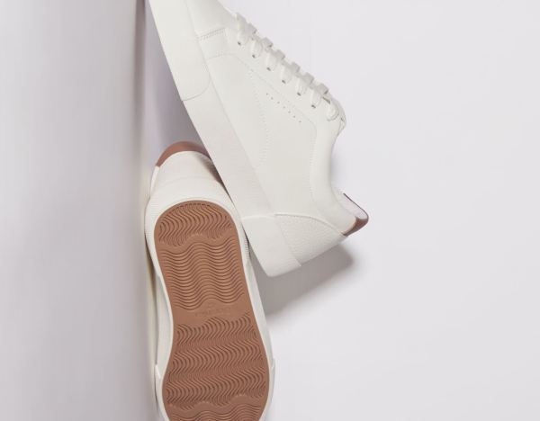 White Men's Bershka Contrasting Trainers | 2FxgkrIoVrt