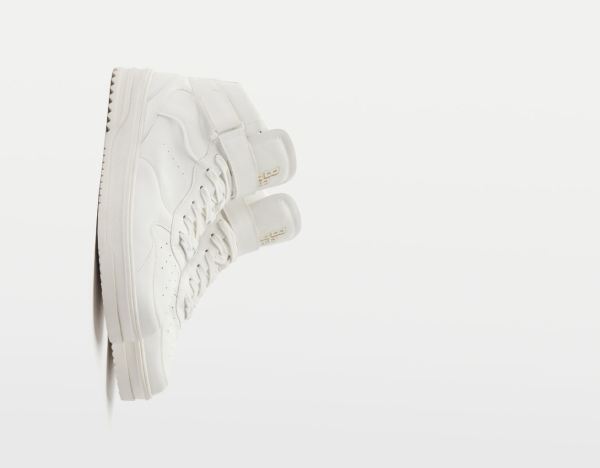 White Men's Bershka High-top Trainers | dRwtOmM2VvM