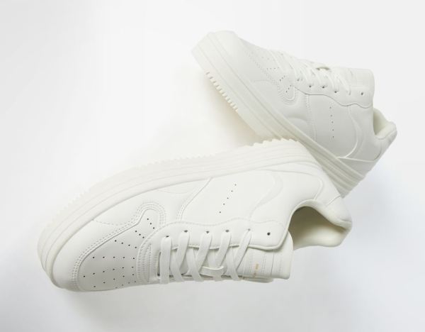 White Men's Bershka Multi-layered Trainers | X03VFE8rkl1