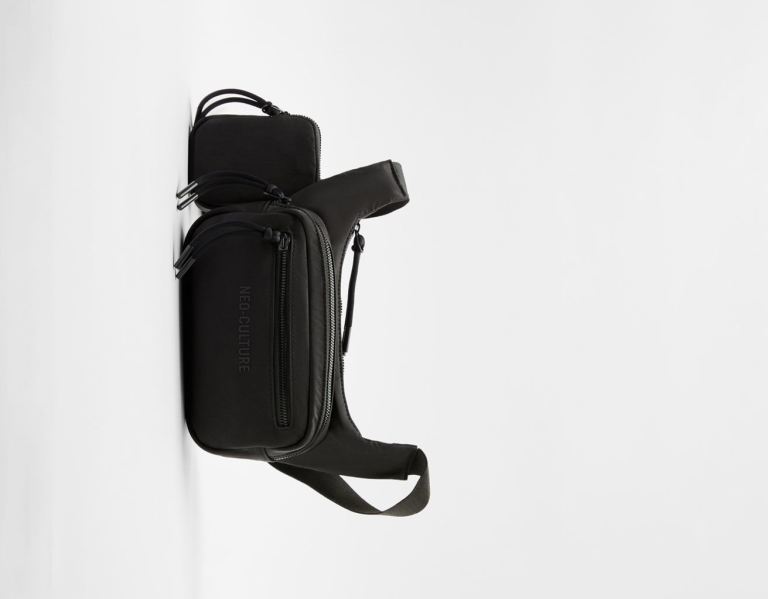 Black Men's Bershka Crossbody Bags | Bt0JpXrsleS