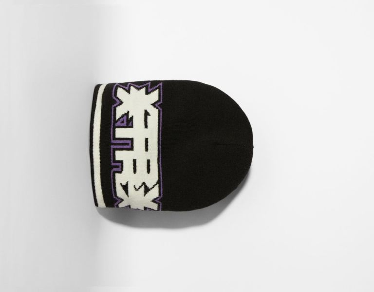 Black Men\'s Bershka Extreme Beanie Caps | ZdYBJg4TwJj