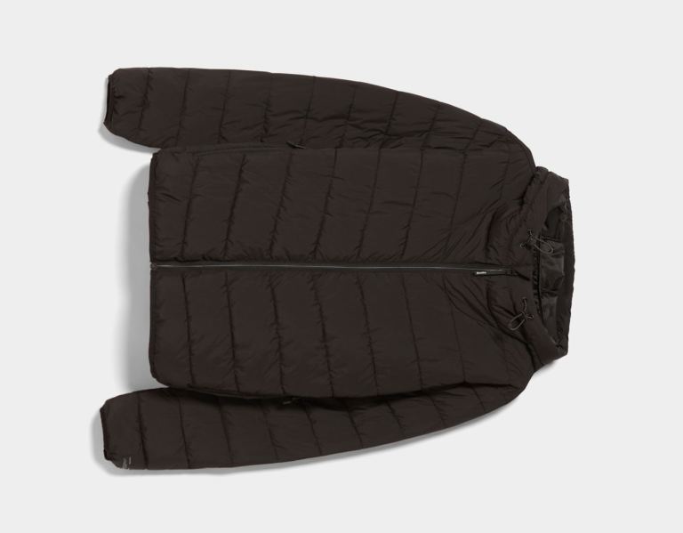 Black Men's Bershka Lightweight Puffer Down Jackets | dYZm4UnJyNk