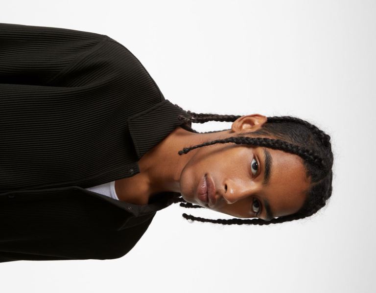 Black Men's Bershka Loose-fit Pleated Over With Long Sleeves Shirts | OqgVWi61TJQ