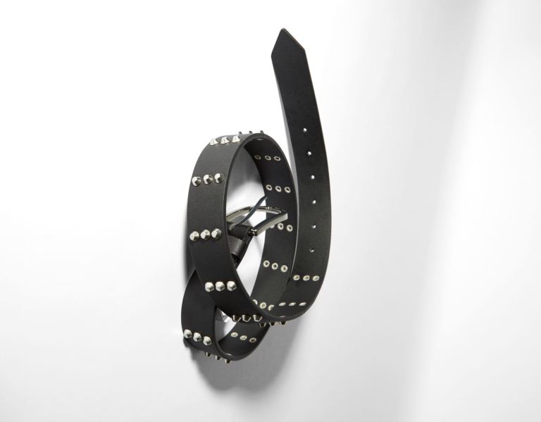 Black Men\'s Bershka Studded Belts | ngYoBWBvkT2