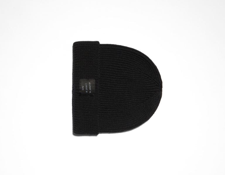 Black Women's Bershka Knit Beanie | 9wpHaALv4E0