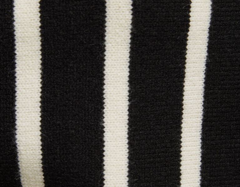 Black Women's Bershka Oversize Striped Sweater Knitwear | PyN7pIWsOlC