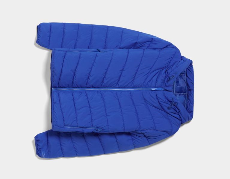 Blue Men's Bershka Lightweight Puffer Jackets | 3PFnxDe1YPR