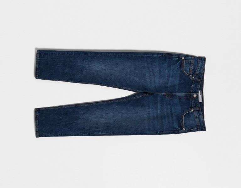 Blue Men's Bershka Skinny Jeans | Pl3PS8NwSy6