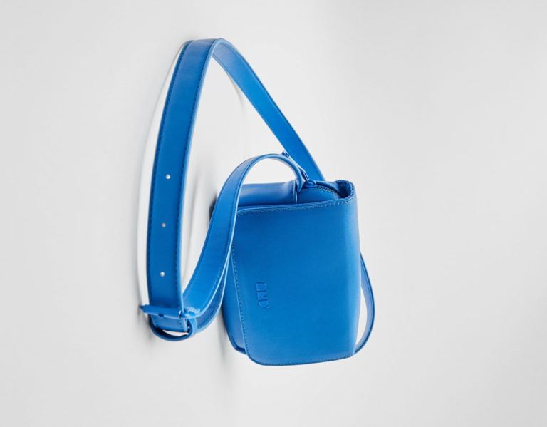 Blue Women's Bershka Crossbody Bags | a95betWufkY