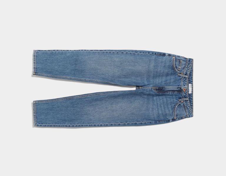 Blue Women's Bershka Mom Jeans | ItGlTQEMwIh