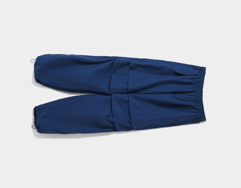 Blue Women's Bershka Nylon Parachute Joggers Pants | CkxDFsaTqic