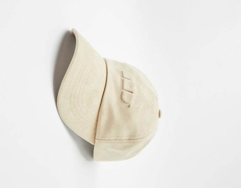 Brown Men's Bershka Faux Suede Caps | Ar8ZUfYF00I