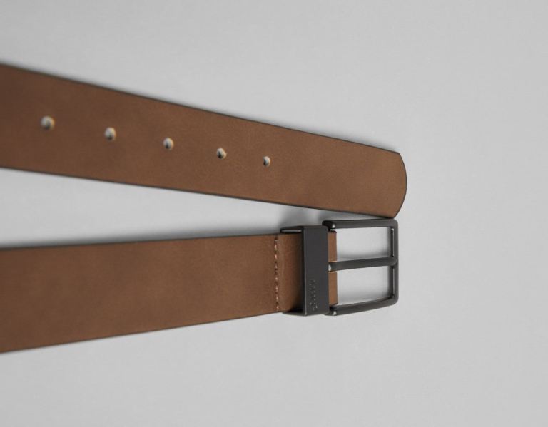 Brown Men's Bershka Wide Belts | snBPNVrsk0d