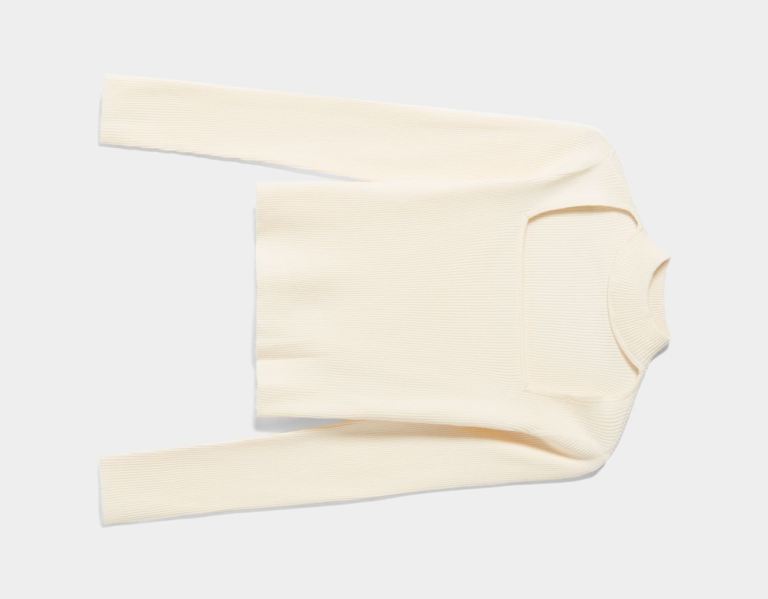 Cream Women's Bershka Sweater With Choker Neck Sweaters | WsfDZkHa01d