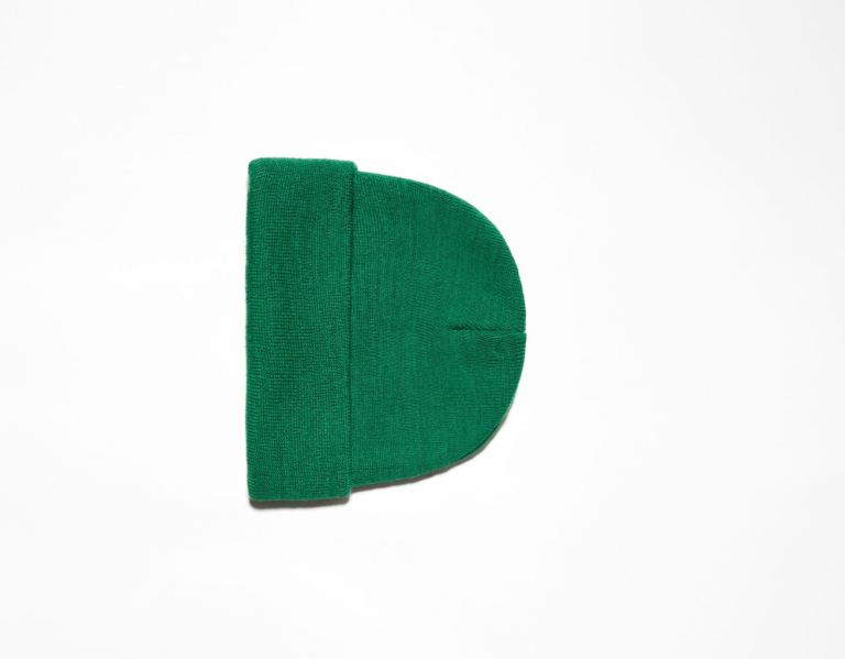 Green Men's Bershka Basic Beanie Caps | tt0Gy2mnY5v