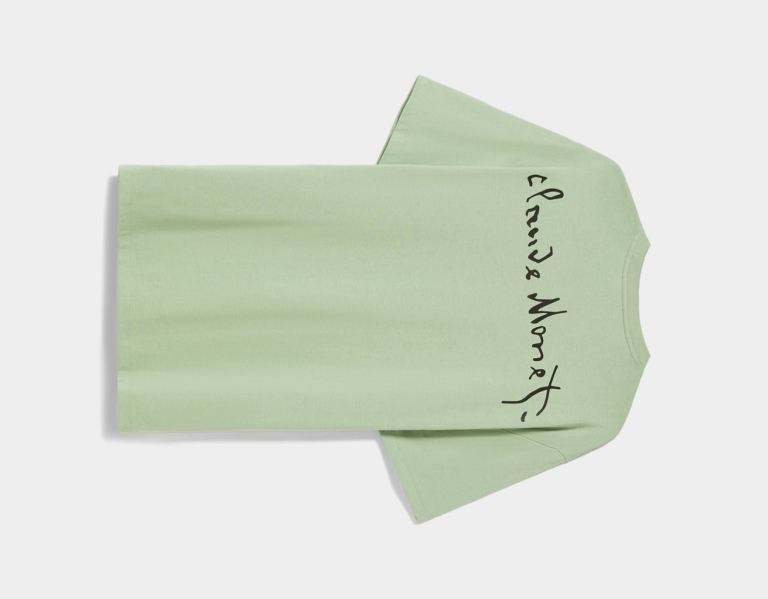 Green Men's Bershka La Scala Museum Regular-fit Short Sleeve T Shirts | kkcFmxt24u3