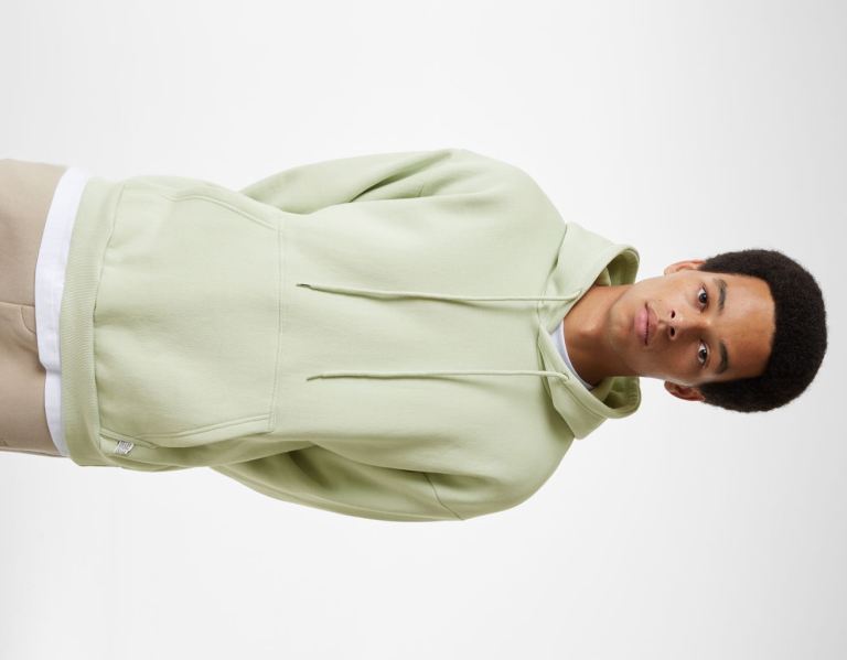 Green Men's Bershka Oversize Hoodie | ZKepkqYJPA0