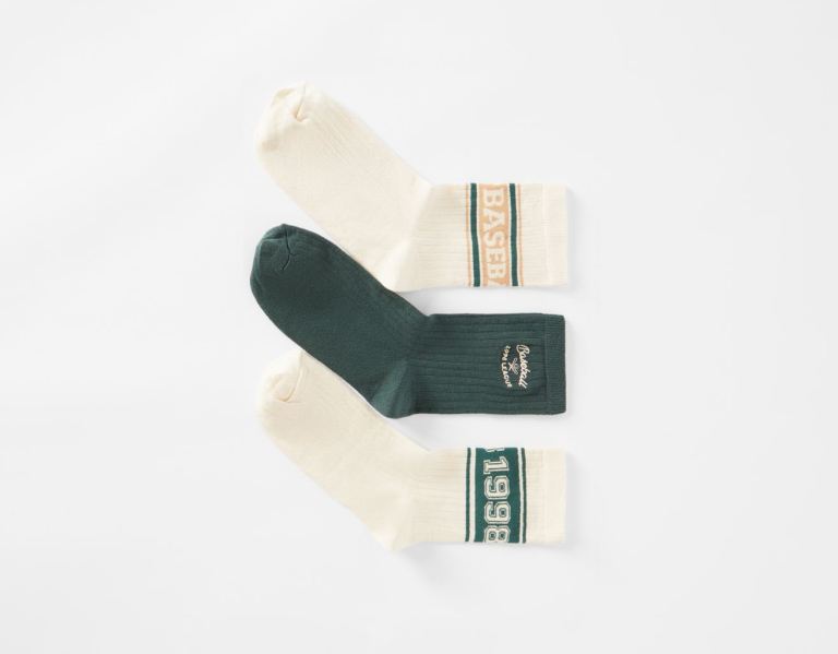 Green Women's Bershka Xl Keyring Socks | EFFrP7sh9u8