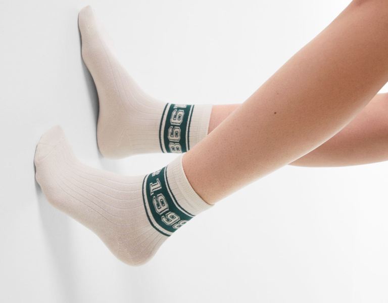 Green Women\'s Bershka Xl Keyring Socks | EFFrP7sh9u8