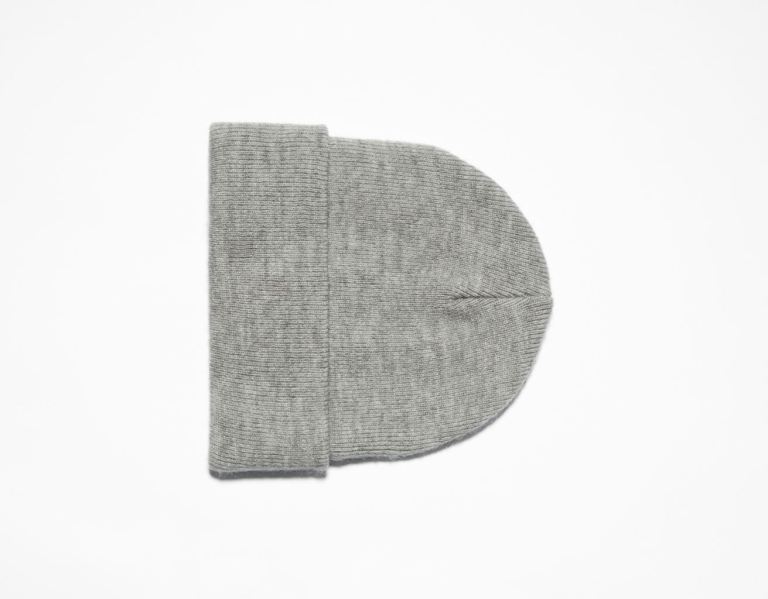 Grey Men's Bershka Basic Beanie Caps | R4v4gAN2TaF