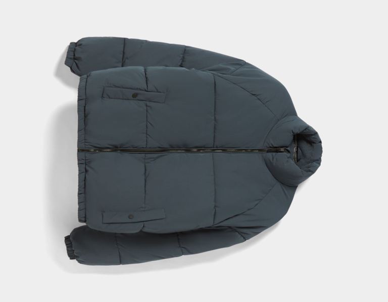 Grey Men's Bershka Puffer Down Jackets | htZzSTBtXuH