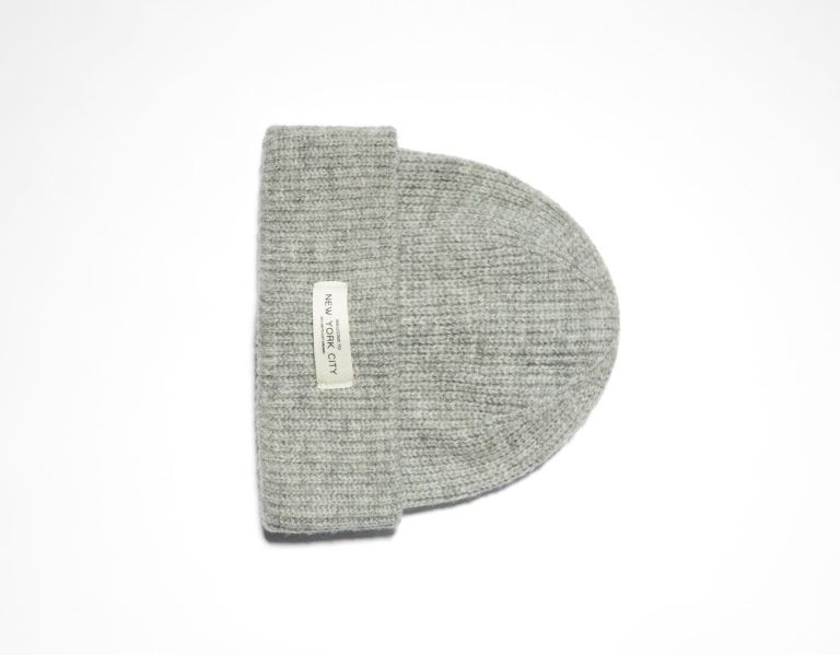 Grey Women's Bershka Monochrome Beanie | jpoIipB9niK