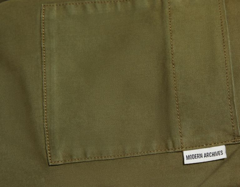 Khaki Men's Bershka Loose Fit Cotton With Darts Pants | rl5Cua2NKvb