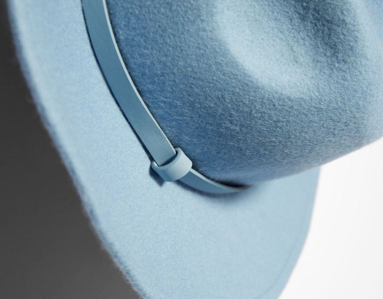 Light Blue Women's Bershka Cowboy Hats | MQpRydCOTvV