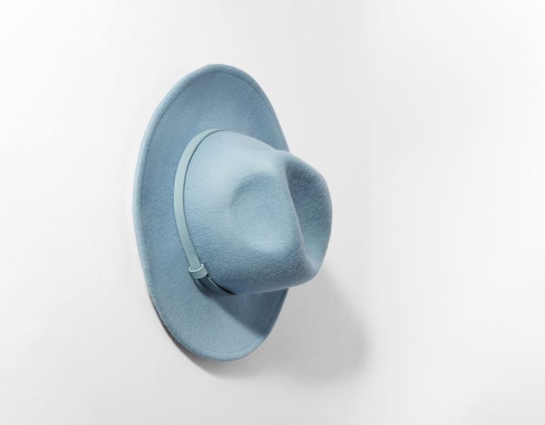 Light Blue Women\'s Bershka Cowboy Hats | MQpRydCOTvV