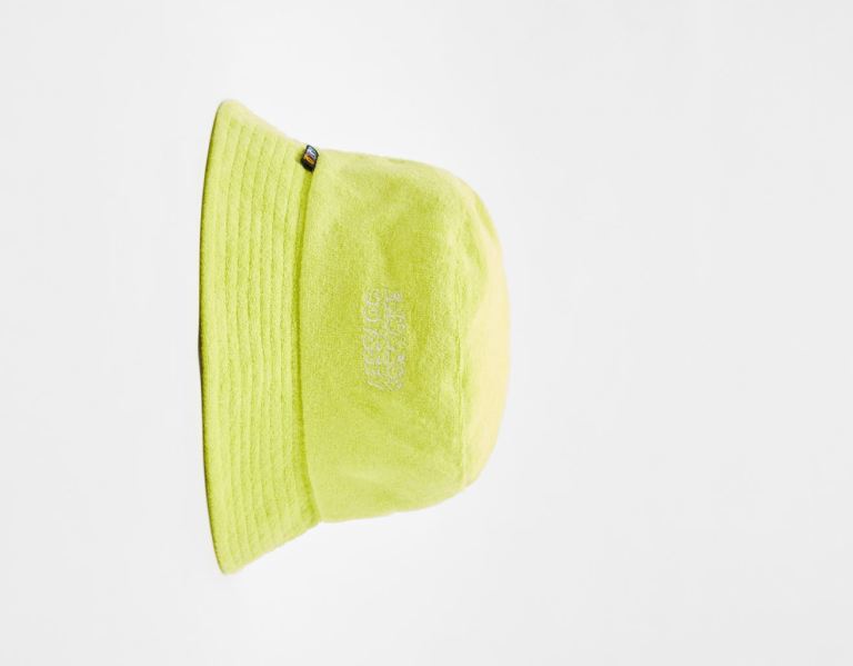 Light Green Men's Bershka Terrycloth Rain Hats | RSuaolIdKou