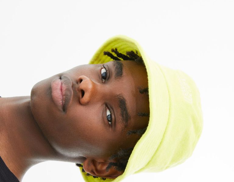 Light Green Men's Bershka Terrycloth Rain Hats | RSuaolIdKou