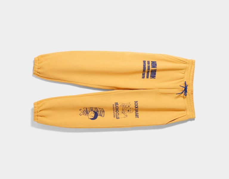 Mustard Men's Bershka Sweatshirt And Sweatpants Set Tracksuits | 70gOwmBxnP3