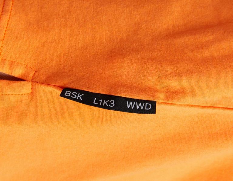 Orange Men's Bershka Faux Leather T Shirts | l2EclaERwAQ