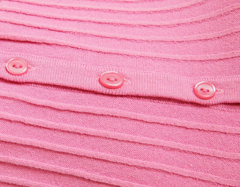 Pink Women's Bershka Polo Collar With Buttons Tops | X549u9ppQ39