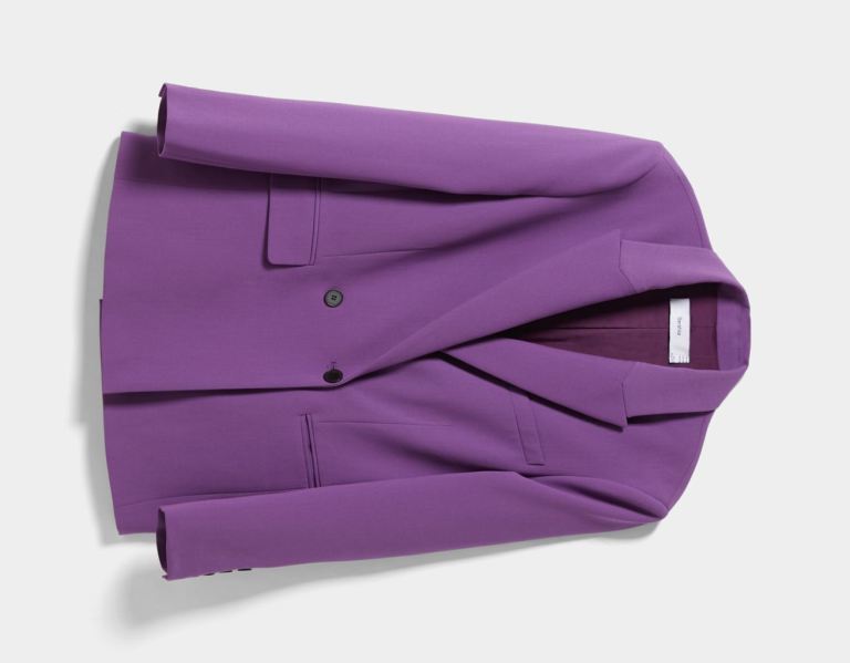 Purple Women's Bershka Blazer And Pants Set Suits | yNKcwFn7LHw