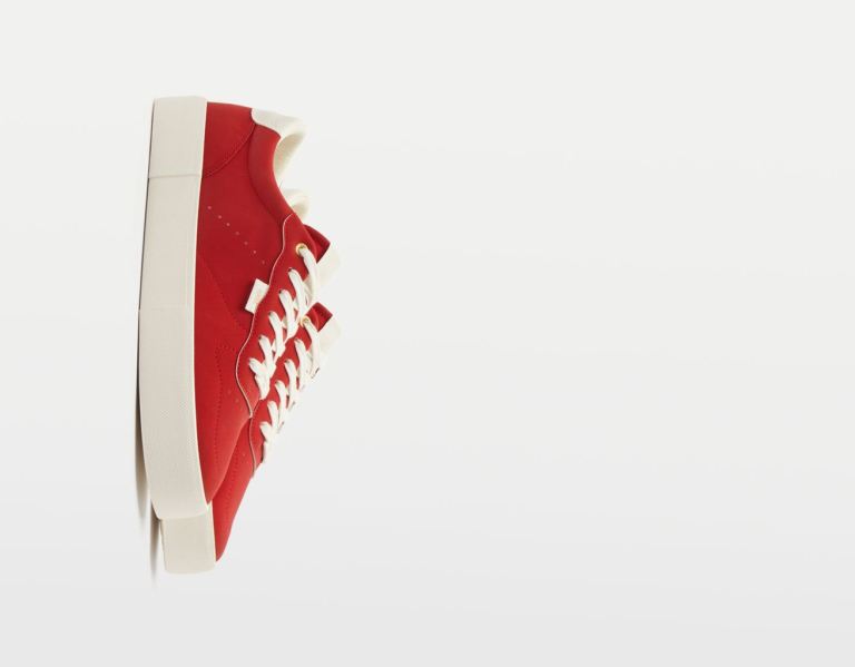 Red Men's Bershka Contrasting Trainers | niWhrZj9fYA