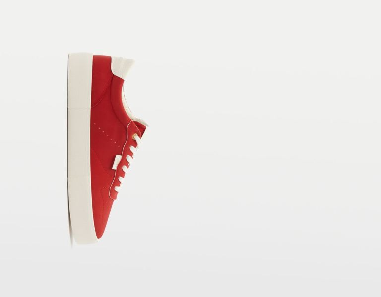 Red Men's Bershka Contrasting Trainers | niWhrZj9fYA