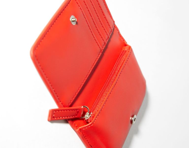 Red Women's Bershka Plain Wallet Bags | LW7UCMCnFv7