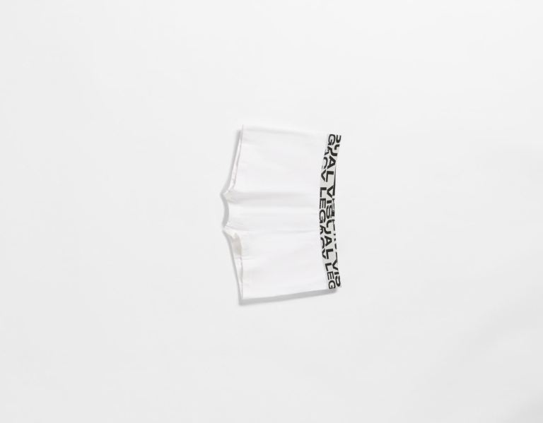 White Men's Bershka 3-pack Of Basic Briefs Underwear | sWJkBPNI3UE