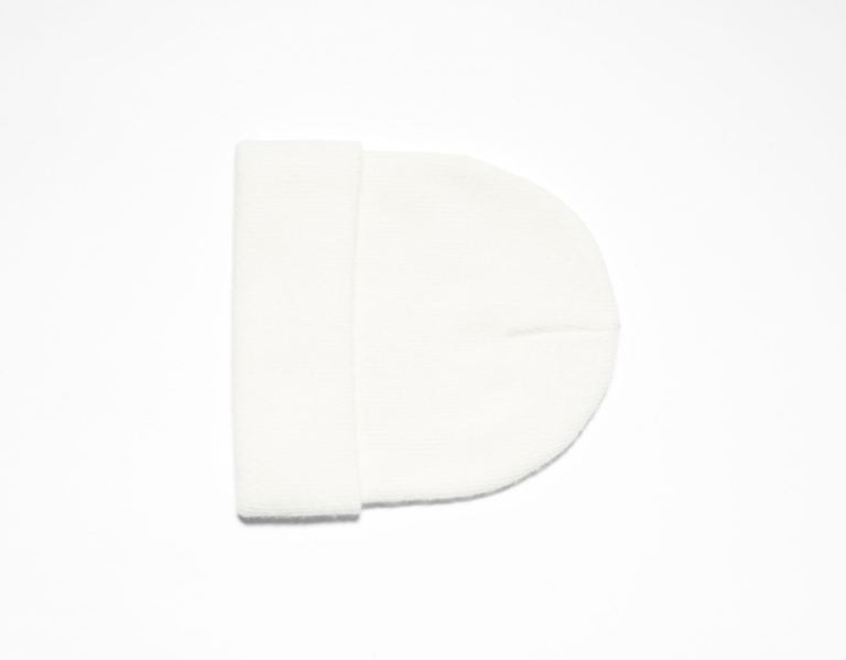 White Men's Bershka Basic Beanie Caps | 5wYPvSUOe1l