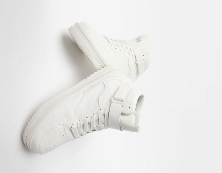 White Men's Bershka High-top Trainers | ToTBvW4HIAr