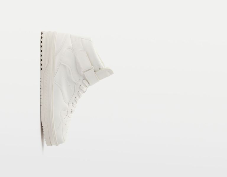 White Men's Bershka High-top Trainers | dRwtOmM2VvM