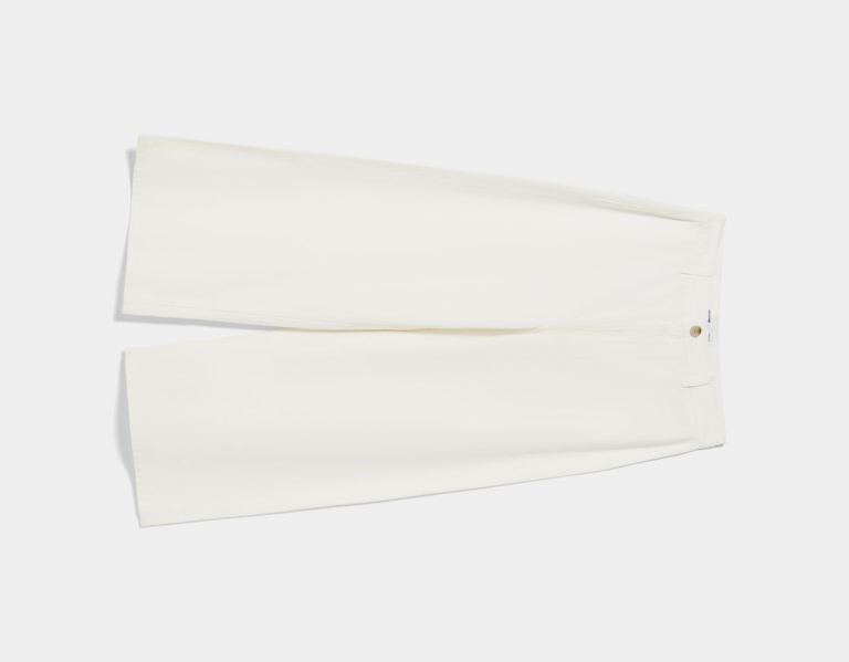 White Women's Bershka Denim Culottes Pants | SpCr7ABptYB